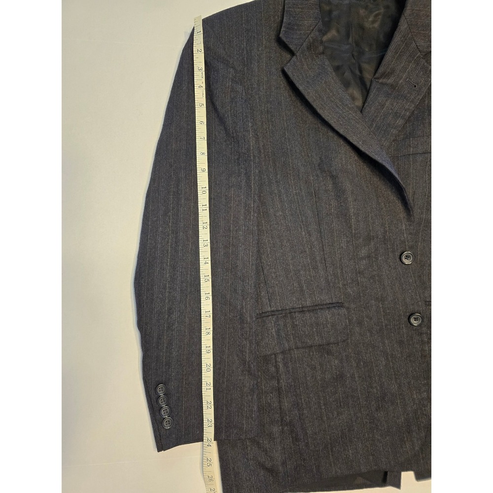 Oscar de la Renta Menswear Suit Blazer Pinstripe Wool‎ Blend - See description